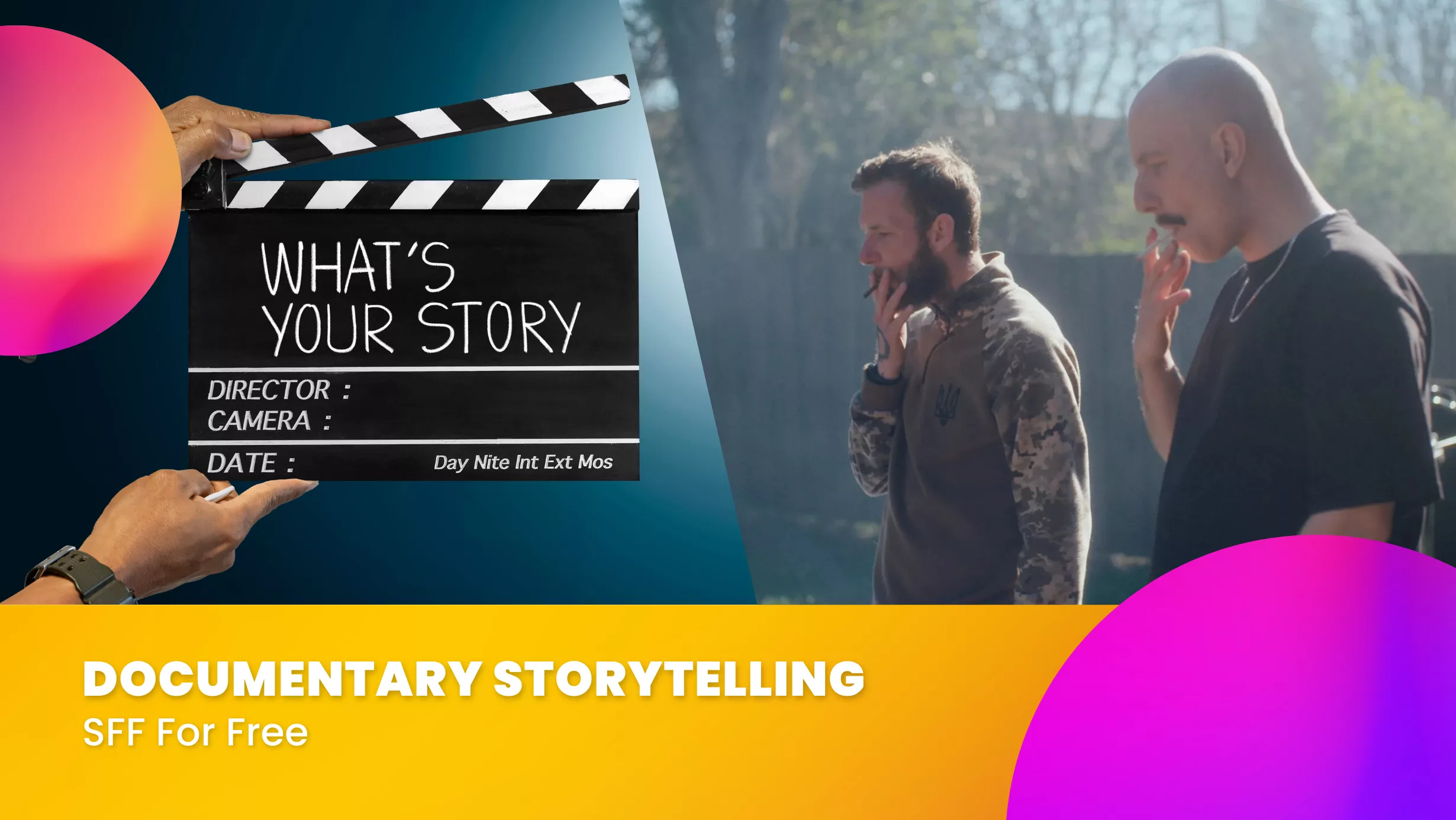 Documentary Storytelling (Talk) | (SFF For Free)